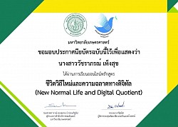 ประกาศนียบัตรการพัฒนาตนเอง