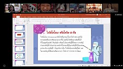 การนำเสนองานของนักเรียน จากการจัดกิจกรรมออนไลน์ ชั้นประถมศึกษาปีที่ 4/7