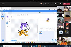 กิจกรรมออนไลน์ ฝึกปฏิบัติโปรแกรม Scratch วันที่ 17 กันยายน 2564 ชั้น ป.4/7